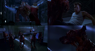 The mixture of CGI and practical effects work has helped the film last better in time, although there is still some poor ropey looking CGI in there a lot of the time.